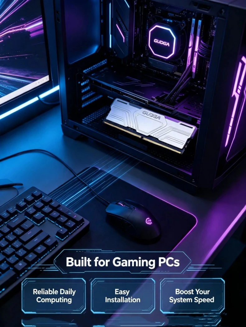 DDR4 RGB RAM 3600MHZ 3200 Compatible with Intel Supports XMP2.0